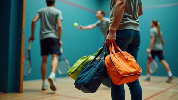 Les sacs pour le squash qui transforment votre jeu